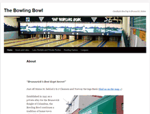 Tablet Screenshot of bowling-bowl.com